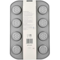 PRESTIGE Bakemaster 2 Single Non-Stick Bun Tray, 12 Cup (PR57128)