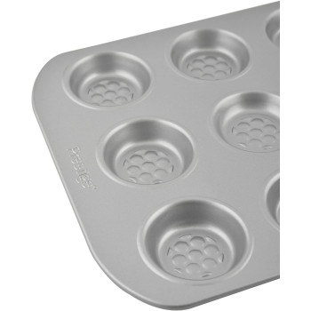 PRESTIGE Bakemaster 2 Single Non-Stick Bun Tray, 12 Cup (PR57128)