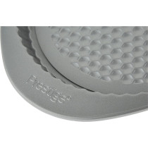 PRESTIGE Non Stick Loose Base Flan Tin, 23 Cm, Grey (PR57137)