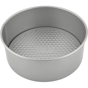 PRESTIGE Bake Master 2 Plus Non Stick Loose Base Round Cake Pan, 25 Cm, Grey (PR57142)