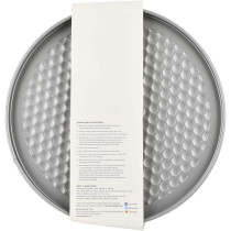PRESTIGE Bake Master 2 Plus Non Stick Loose Base Round Cake Pan, 25 Cm, Grey (PR57142)