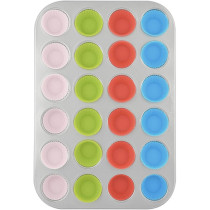 PRESTIGE Mini Muffin Pan Set, 24 Cup, Multicolour (PR57157)