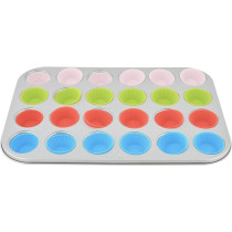 PRESTIGE Mini Muffin Pan Set, 24 Cup, Multicolour (PR57157)
