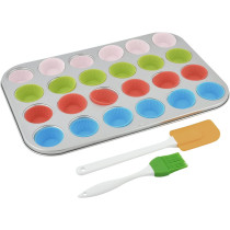 PRESTIGE Mini Muffin Pan Set, 24 Cup, Multicolour (PR57157)