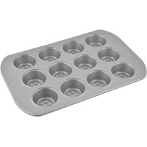 PRESTIGE Non Stick Mini Muffin Pan, 12 Cup, Grey (PR57448)