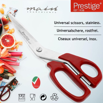 PRESTIGE Stainless Steel Scissors, Brown (PR5821)