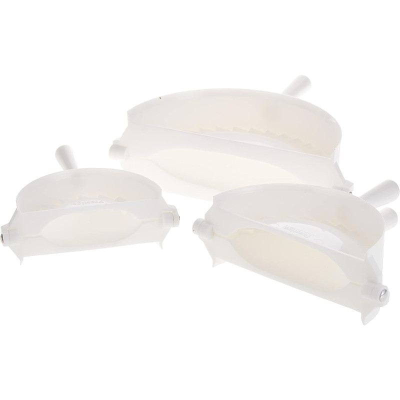 PRESTIGE Dumpling Mould Set, 3 Piece, White, Plastic Material (PR592)