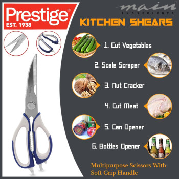 PRESTIGE Multipurpose Scissor, Silver (PR5920)
