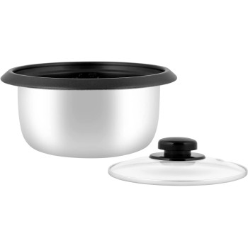 PRESTIGE Rice Cooker, 1.2 Ltr, Stainless Steel Body, Auto Power Off And Keep Warm Function, Silver (PR7501)