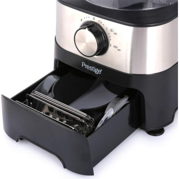 Prestige Food Processor 800W, 2 Ltr Bowl With 5 Stainless Steel Discs, 1.7Ltr Blender, Grinder Mill, Double Whisk, Dough Maker, Citrus Juicer, Accessories Storage (PR7517)