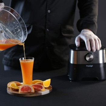 Prestige Food Processor 800W, 2 Ltr Bowl With 5 Stainless Steel Discs, 1.7Ltr Blender, Grinder Mill, Double Whisk, Dough Maker, Citrus Juicer, Accessories Storage (PR7517)