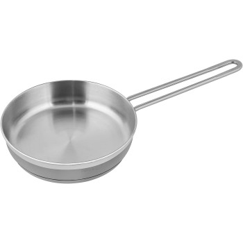 Prestige Infinity Stainless Induction Compatible Open Fry Pan, 18 Cm, Silver (PR77365)