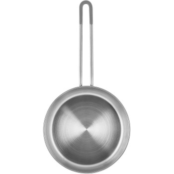 Prestige Infinity Stainless Induction Compatible Open Fry Pan, 18 Cm, Silver (PR77365)