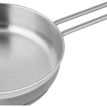Prestige Infinity Stainless Induction Compatible Open Fry Pan, 18 Cm, Silver (PR77365)