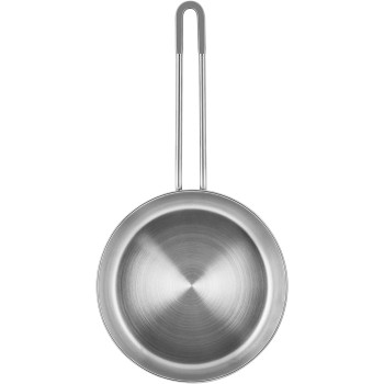 Prestige Infinity Stainless Steel Induction Compatible Open Fry Pan, 20 Cm, Silver (PR77366)
