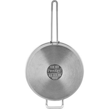 Prestige Infinity Stainless Induction Compatible Open Fry Pan, 30 Cm, Silver (PR77370)