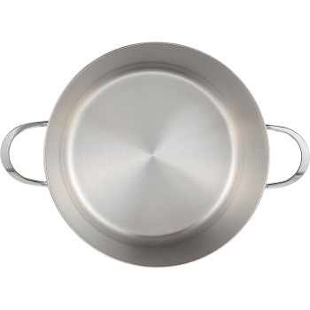 Prestige Infinity Stainless Induction Compatible Covered Stock Pot, 11 Ltr, 28 Cm, Silver (PR77379)