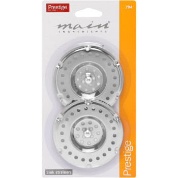 PRESTIGE Sink Strainer, Silver (PR794)