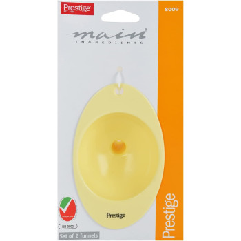 PRESTIGE Funnel Set, 2 Piece, Yellow (PR8009)