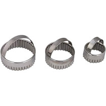PRESTIGE Biscuit Cutters With Handle, Silver (PR8012)