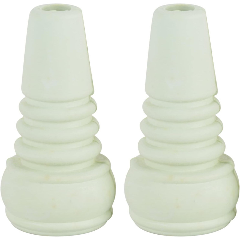 PRESTIGE Rubber Tap Swirls, 2 Pieces, White (PR8022)