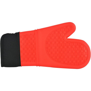 PRESTIGE Silicon Oven Glove, Red (PR8023)