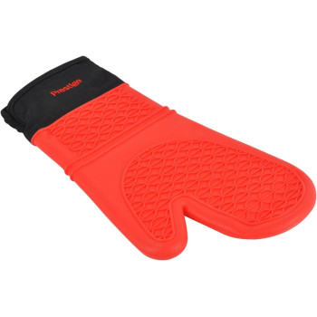 PRESTIGE Silicon Oven Glove, Red (PR8023)