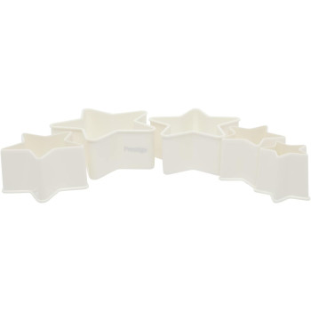 PRESTIGE Star Shape Pastry Cutter - Set 5 Piece,White (PR8053)