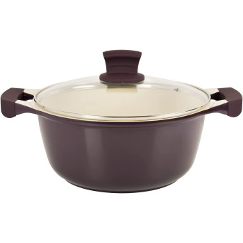 PRESTIGE Ceramic Casserole, 3 Pieces, Purple (PR80950)