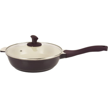 Prestige Cast Aluminium Ceramic Non Stick Cookware Set, 9 Pieces, Purple (PR80951)