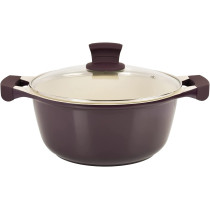 Prestige Cast Aluminium Ceramic Non Stick Cookware Set, 9 Pieces, Purple (PR80951)