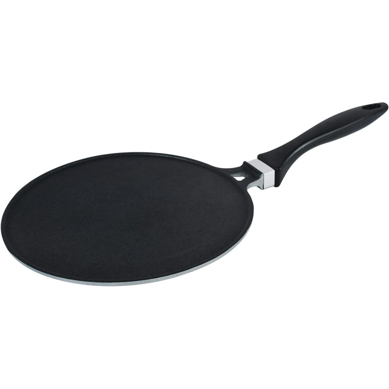 PRESTIGE Cast Iron Tawa 28 Cm, Black (PR80954)