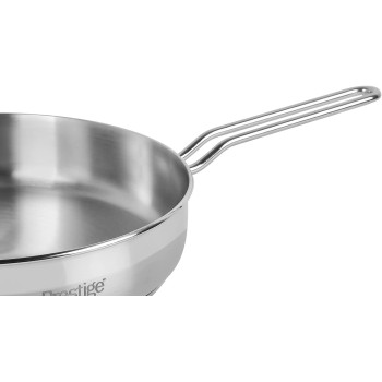 Prestige Stainless Steel Fry Pan Set, 2 Piece, Silver (PR80956)