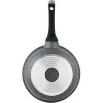 Prestige Essentials Granite 7 Piece Non-Stick Cast Aluminium Cookware Sets, Induction Base, Non Stick Aluminium, Granite Casserole, Granite Fry Pan - Black (PR80962)