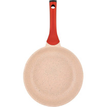 Prestige Essentials Granite 12 Piece Non-Stick Cast Aluminium Cookware Sets, Induction Base - Pink (PR80964)