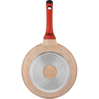 Prestige Essentials Granite 12 Piece Non-Stick Cast Aluminium Cookware Sets, Induction Base - Pink (PR80964)