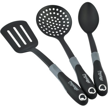 Prestige Essentials Granite 12 Piece Non-Stick Cast Aluminium Cookware Sets, Non Stick Aluminium - Black (PR80965)