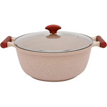 Prestige Essentials Granite Non-Stick Cookware, 6 Pieces, Pink (PR80969)