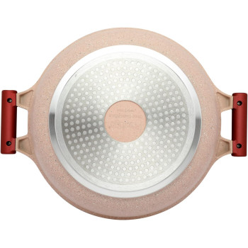 Prestige Essentials Granite Non-Stick Cookware, 6 Pieces, Pink (PR80969)