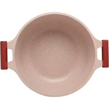 Prestige Essentials Granite Non-Stick Cookware, 6 Pieces, Pink (PR80969)