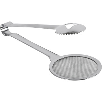 PRESTIGE Stainless Steel Frying Tong Cum Strainer, Silver (PR81000)