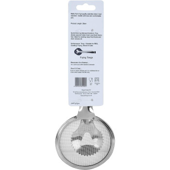 PRESTIGE Stainless Steel Frying Tong Cum Strainer, Silver (PR81000)