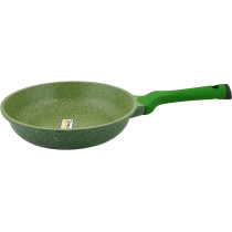 PRESTIGE Essentials Granite Non-Stick Fry Pan Cast Aluminium Cookware, Induction Base, Non Stick Aluminium, Granite Fry Pan, Marble Fry Pan, Granite Skillet, Pfoa & Lead Free - Green, 20Cm (PR81100)