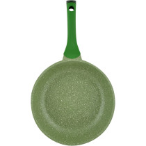 PRESTIGE Essentials Granite Non-Stick Fry Pan Cast Aluminium Cookware, Induction Base, Non Stick Aluminium, Granite Fry Pan, Marble Fry Pan, Granite Skillet, Pfoa & Lead Free - Green, 30Cm (PR81104)
