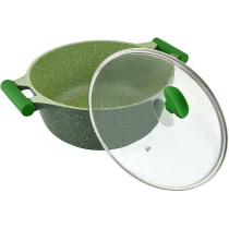 PRESTIGE Essentials 20Cm Casserole W/Lid Granite Non-Stick Aluminium (PR81108)