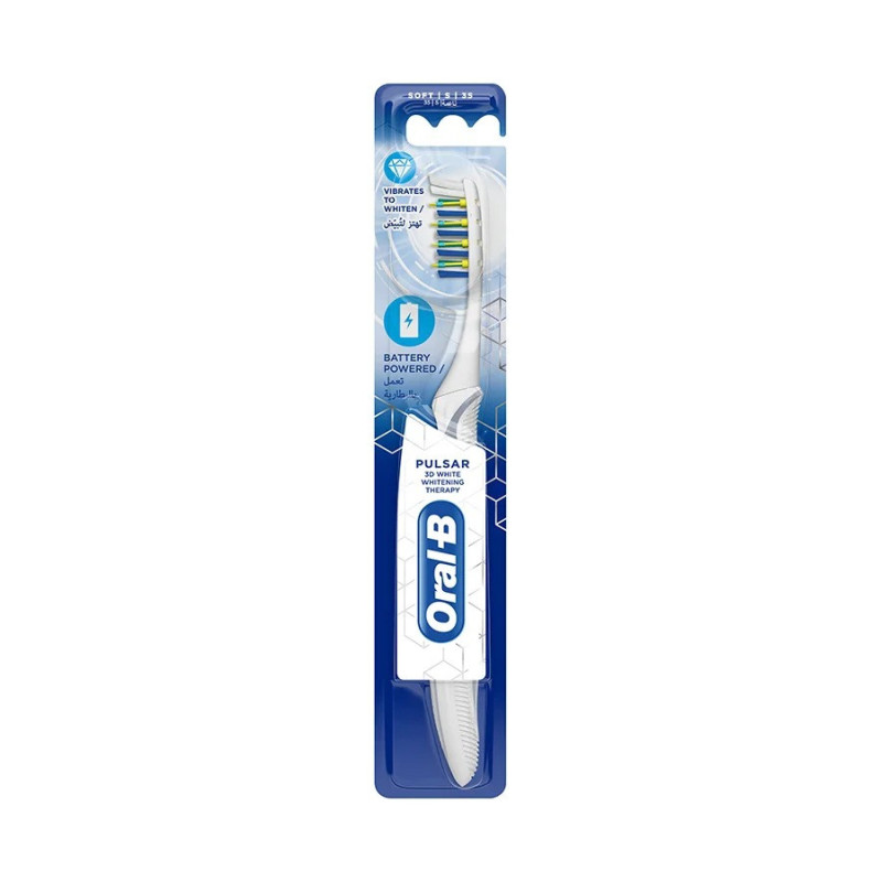 Oral B Pro-Expert Pulsar 3DW White Toothbrush, 35 Soft, 1 Count Multicolour