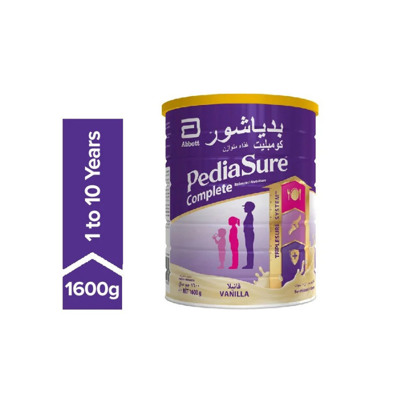 Pediasure Complete Vanilla Milk Powder, 1-10 Years 1600grams