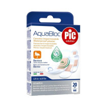 PIC 20-Piece Aquabloc Cerotto Waterproof Plaster