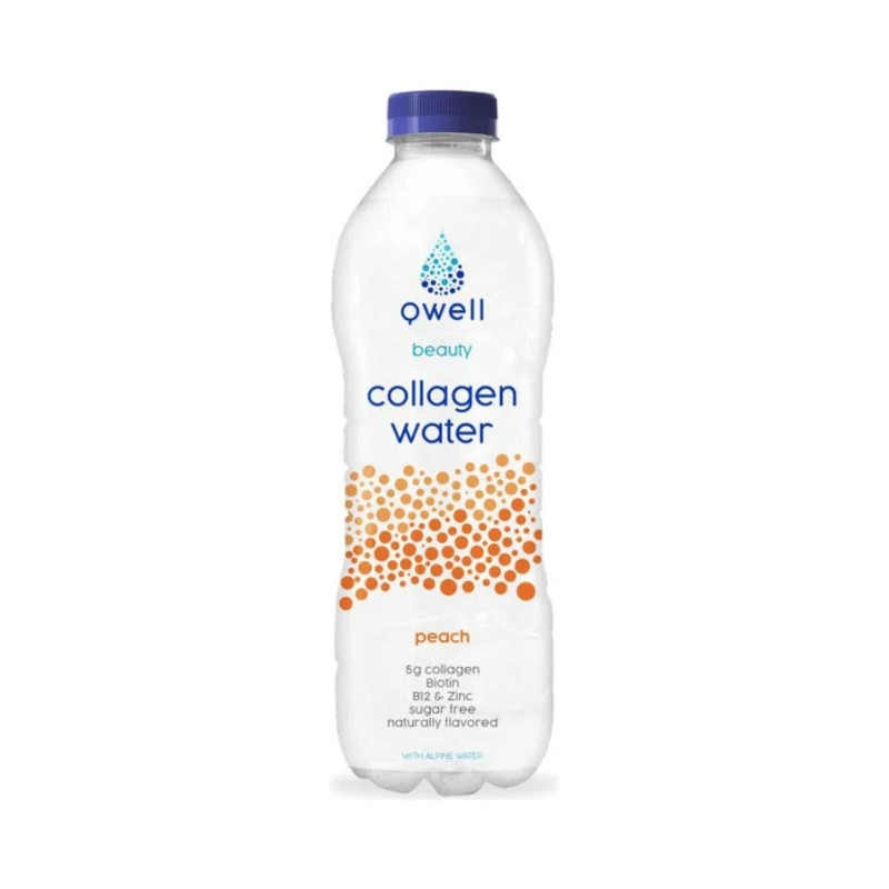 qwell Beauty Collagen Water Peach 500ml