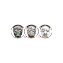 Purederm Deep Purifying Black O2 Bubble Volcanic Mask Pink 20g